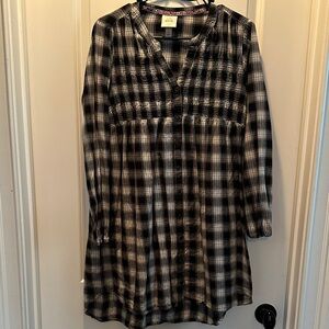 Women’s Knox Rose Plaid Dress, Size Medium